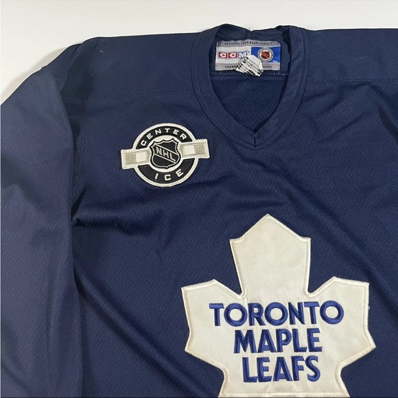 VINTAGE 1990 TORONTO MAPLE LEAFS PRACTICE JERSEY SIZE M - Picture 3 of 5